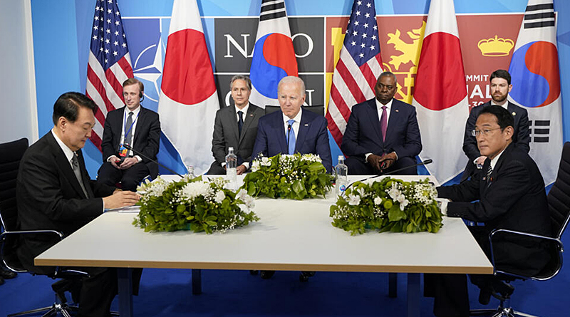 U.S., Japan and South Korea Boost Alliance to Counter China, North Korea