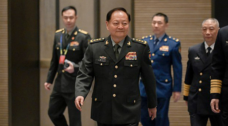 Chinese general takes a harsh line on Taiwan and other disputes