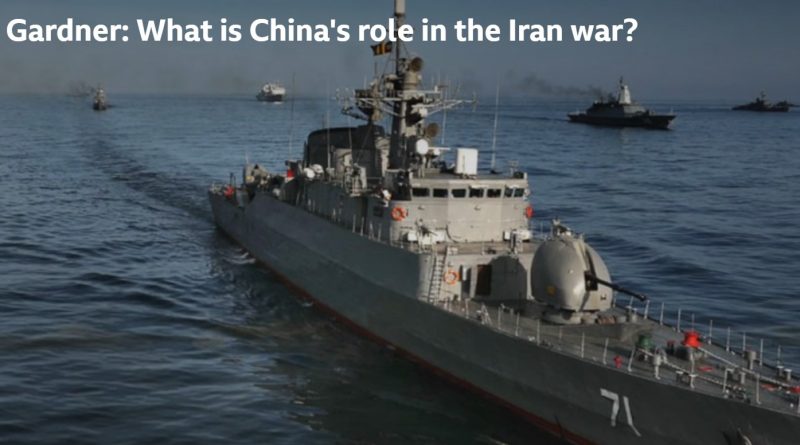 Frank Gardner: Why China keeps cropping up in Iran war stories