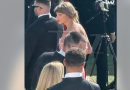 Taylor Swift and Travis Kelce spotted at JuJu Smith-Schuster wedding